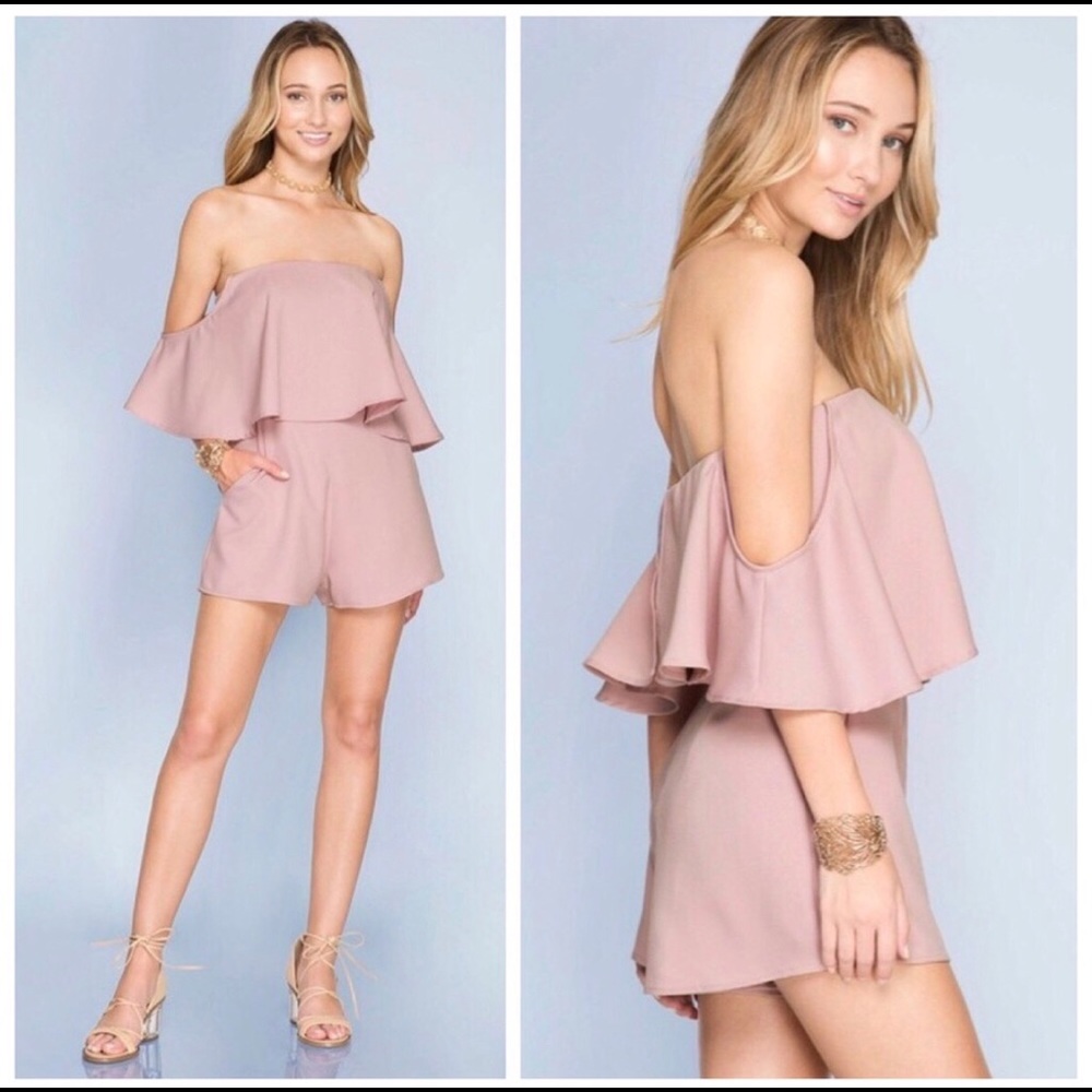 Off Shoulder Romper.